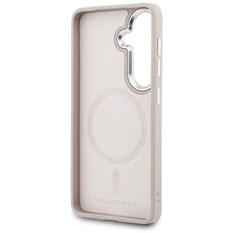 Custodia Samsung Galaxy S26 Karl Lagerfeld Logo Rsg In Rilievo Rosa - Foto 6