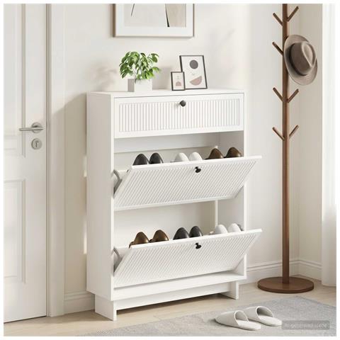 Mobile per scarpe EDE 78 x 24 x 103 cm Legno ingegnerizzato - Foto 2