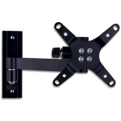 Supporto a muro per TV LED LCD 13-30'' inclinabile 2 snodi nero - Foto 7