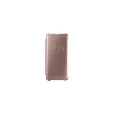 Clear view cover pink gold galaxy s7 edge - Foto 1