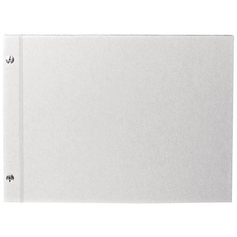 Album Bianco Con Viti Formato Orizzontale A4 25 Fogli 190 Gr - Foto 1