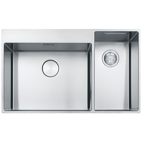 Box Center BWX 220-54-27 TL Lavello da Incasso 1 e 1/2 Vasche Dimensioni 86 x 51 cm Colore Inox - Foto 2