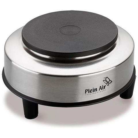 PLEINAIR Fornello Elettrico Plein Air - 450 Watt - Piastra In Ghisa Diam. 9 Cm - Struttura In Acciaio Inox PLEINAIR Fornello Elettrico Plein Air - 450 Watt - Piastra In Ghisa Diam. 9 Cm - Struttura In Acciaio Inox