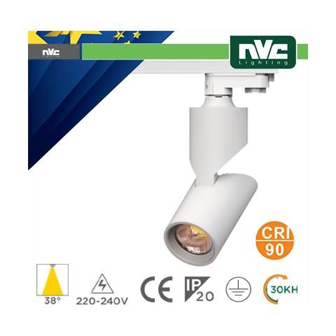 Proiettore A Binario Trifase - 25w 3000k 2250lm 38ã‚â° Cri+90 - Foto 1