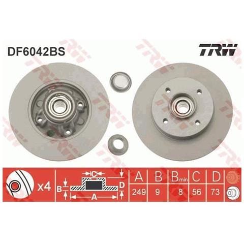 Disqu Freno + Laminati Df6042bs - Foto 1