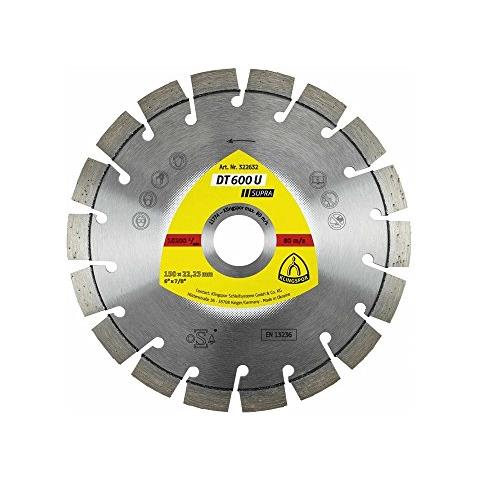 Disco Diamantato Dt600u Supra, Registrazione 22,23 Mm, Diametro 125 Mm, 322.631 - Foto 1