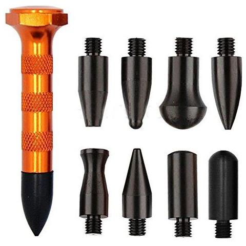 Fai Da Te Paintless Dent Kit Di Riparazione Metallo Tap Gi Penna A 9 Teste Consigli Paintless Dent Strumenti Per La Rimozione - Foto 1