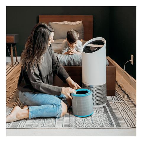 Tamburo filtro HEPA antivirale 3 in 1 per allergie e influenza per purificatore d'aria - Foto 3