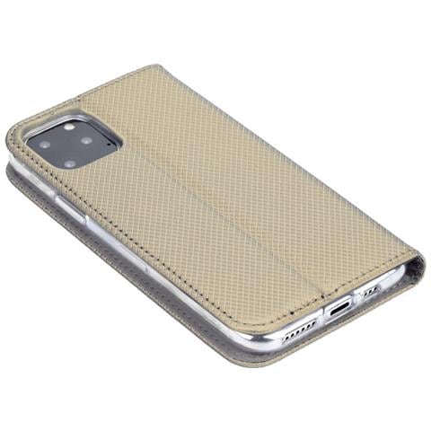 Smart Book Custodia Poket Silicone Flip Cover Case Per Samsung Galaxy A41 A415 Gold - Foto 5