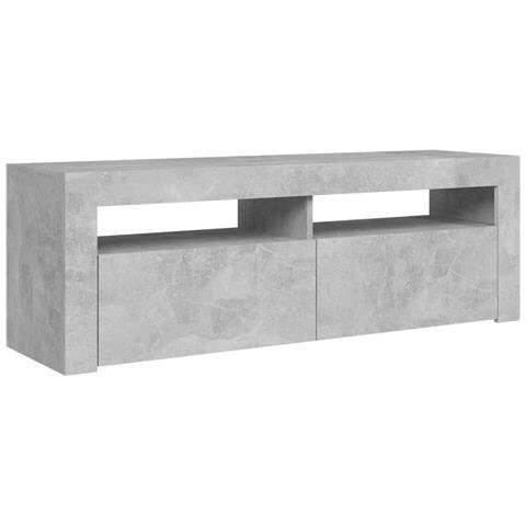 Mobile Porta TV con Luci LED Grigio Cemento 120x35x40 cm - Foto 10
