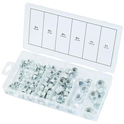 Assortimento di Dadi Autobloccanti 100 pz UNC - Foto 1