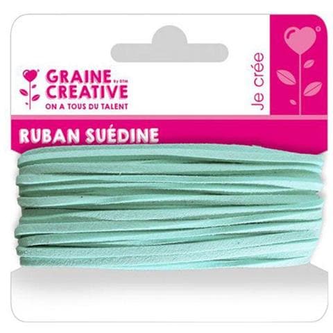 Nastro In Camoscio 5 M - Blu Chiaro - Foto 1