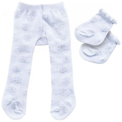 Collant E Calzini Bambola Poliestere Bianco / argento 35-45 Cm - Foto 1