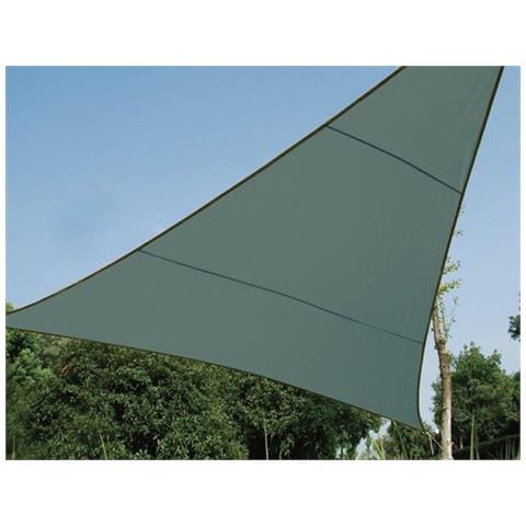 Telo Ombreggiante 5x5x5m Verde Grigio - Foto 1
