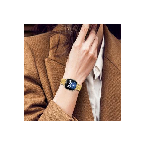 Bracciale Per Orologio In Acciaio Inossidabile Gold - Foto 6