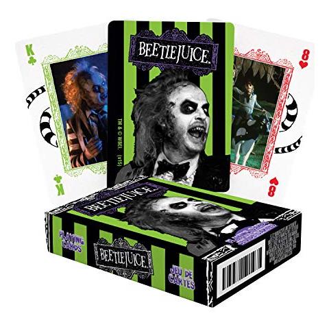 Beetlejuice Carte Da Gioco - Mazzo Di Carte A Tema Beetlejuice Per I Tuoi Giochi Di Carte Preferiti - Merce E Oggetti Da Collezione Con Licenza Ufficiale - Foto 1