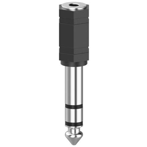 00205194 Adattatore Per Inversione Del Genere Dei Cavi 3.5mm 6.3mm Nero, Argento - Foto 1