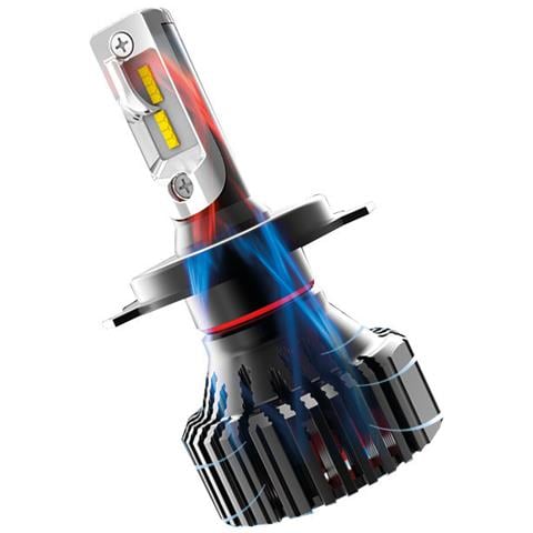 9/32v Halo Led Serie 6 Standard - (h4) - 30w - P43t - 2 Pz - Scatola - Foto 2