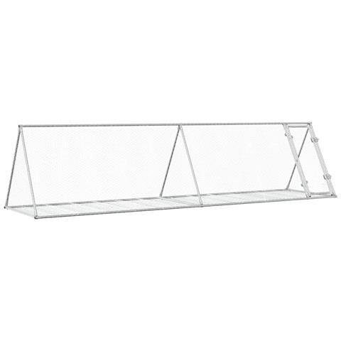 Conigliera Argento 400x105x91 cm in Acciaio Zincato - Foto 1