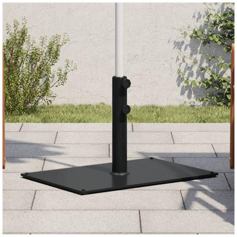Base per Ombrellone per Pali ?32/38/48 mm 15 kg Rettangolare - Foto 1