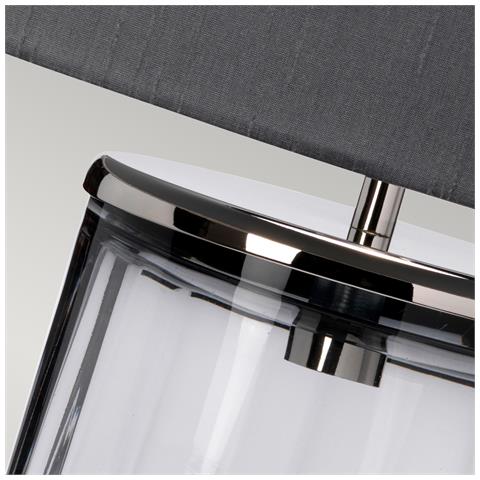 Lampada Da Scrivania Contemporanea Reno Acciaio Nichel Lucido 1 Luce E27 - Foto 4