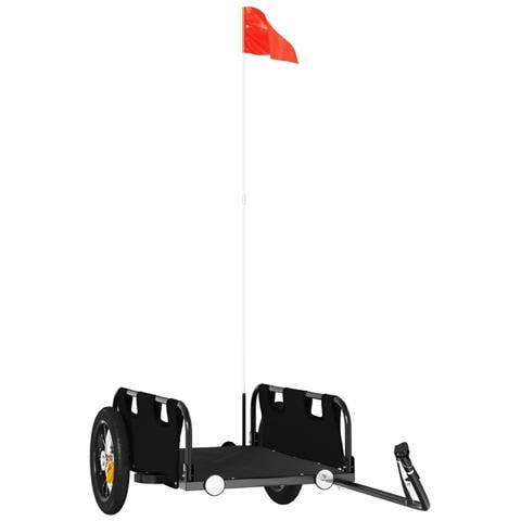 Rimorchio Da Bici Nero Oxford E Ferro - Foto 2