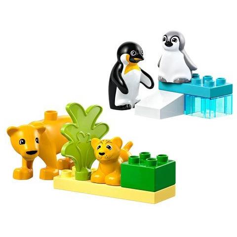 Famiglie Di Animali: Pinguini E Leoni Lego 10442 Duplo Town - Foto 1
