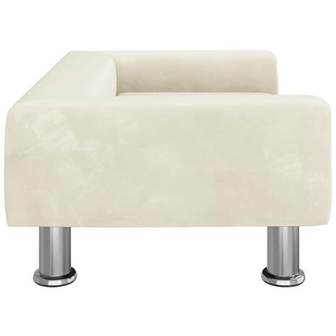 Divano per Bambini Crema 70x45x26,5 cm in Velluto - Foto 7