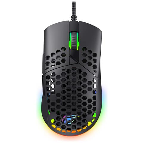 MS1036 mouse Gaming Ambidestro USB tipo A Ottico 7200 DPI - Foto 1