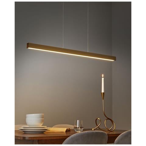 Lampadario A Led Arenas Con Telecomando Oro - Foto 1