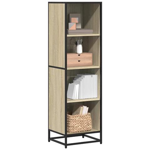 Libreria Rovere Sonoma 40x35x139 Cm In Legno Multistrato - Foto 1