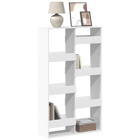 Libreria Bianca 100x33x175 Cm In Legno Multistrato - Foto 1