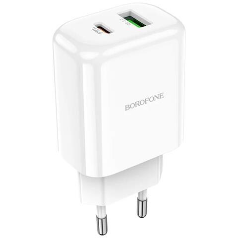 Caricabatteria Rete Bn4 20w Con 1 Porta Usb-a + 1 Porta Usb-c, Per Tablet, Ipad, Smartphone White - Foto 1