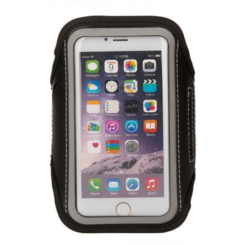 Fascia Da Braccio Sportiva Per La Corsa (grande: Si Adatta Fino A 7 Pollici) Black+sliver - Foto 2