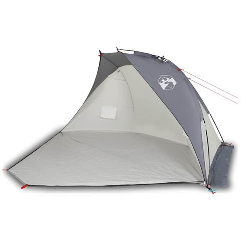 Tenda da Spiaggia Grigia 268x223x125 cm in Poliestere 185T - Foto 1