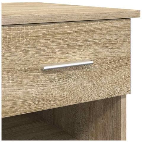 Scrivania con cassetti Rovere di Sonoma 90x49.5x75 cm legno massello - Foto 9