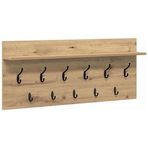 Appendiabiti a muro rovere artigianale Legno multistrato - Foto 1