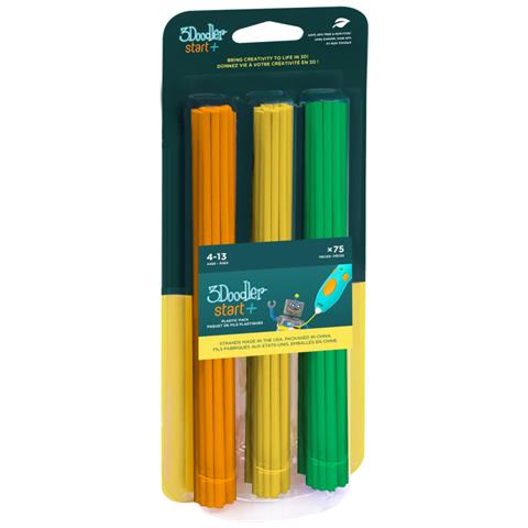 Start 3DS-ECO-MIX2-75 materiale di stampa 3D Plastica compostabile Verde, Arancione, Giallo 1 g - Foto 1