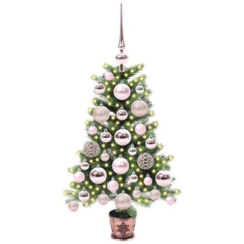 Albero di Natale con 150 LED con supporto Verde 65 cm PE - Foto 2