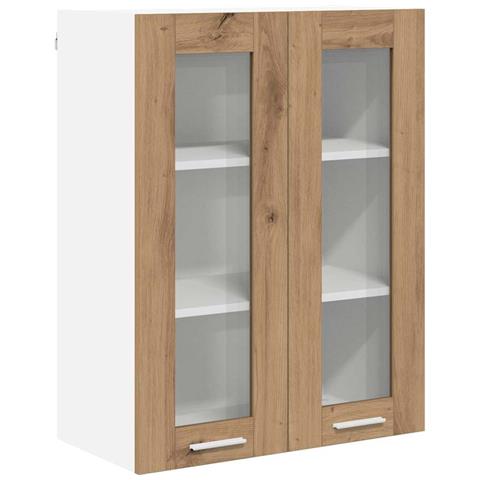 Armadio pensile Riga Rovere artigianale 60 x 31 x 80 cm - Foto 1