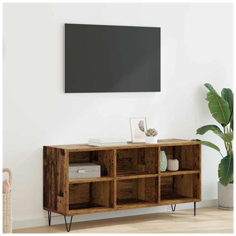 Mobile TV Legno vecchio 103,5 x 30 x 50 cm Legno multistrato - Foto 2