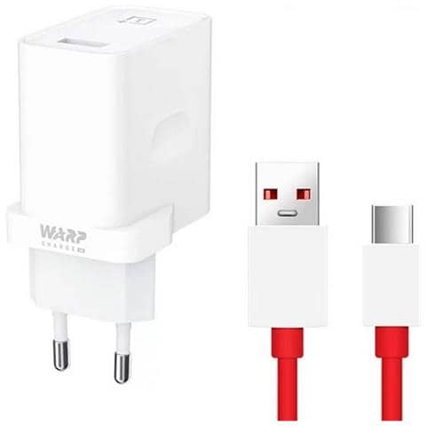 Caricabatterie Originale Da Parete Usb Wco506a3hk 30w Warp + Cavo Type C Bulk Per Smartphone - Foto 3