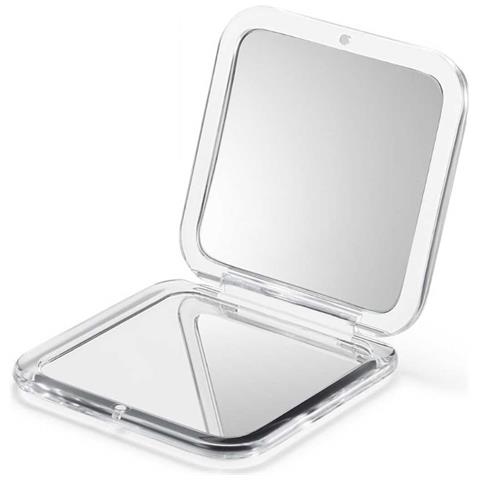 Specchio Ingranditore Trucco Bianco - Ingrandimento 5x, Compatto E Portatile - Foto 1