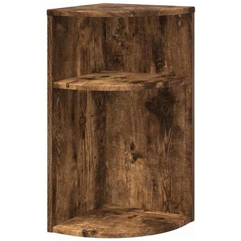 Tavolino Rovere fumé 29,6 x 29,6 x 60 cm Legno multistrato - Foto 1