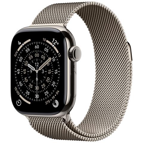 Watch Series 11 GPS + Cellular 42mm Cassa Titanio con Loop in maglia Milanese - Foto 1