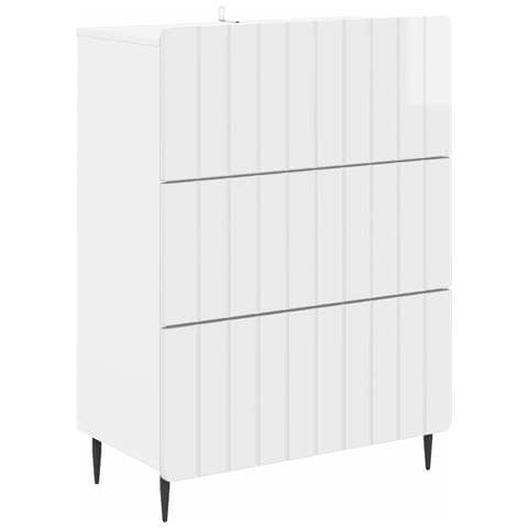 Mobile con Cassetti Bianco Lucido 66 x 34,5 x 92 cm - Foto 1