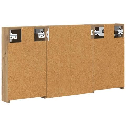 Set di Armadi da Bagno con lo scaffale 3 pcs 100 x 10,5 x 50 cm - Foto 9