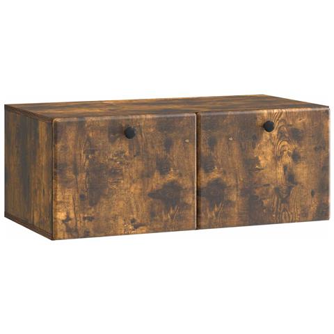 Mobile Porta TV da Muro 78,5 x 41 x 30 cm Rovere Fumo - Foto 1