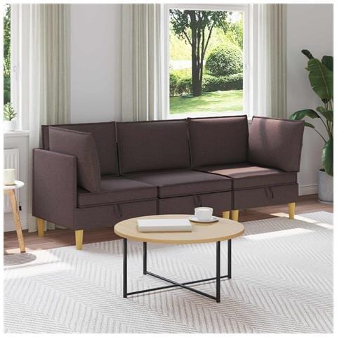 Set di divani modulari con spazio di archiviazione 3 pcs - Foto 2