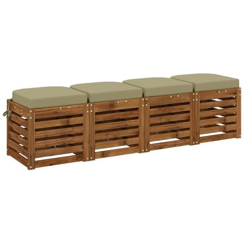 Cuscini per sedile a 4 pezzi SOEST 4 pcs 100% Poliestere - Foto 2